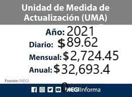 UMA VALOR DE LA UNIDAD DE MEDIDA Y ACTUALIZACION