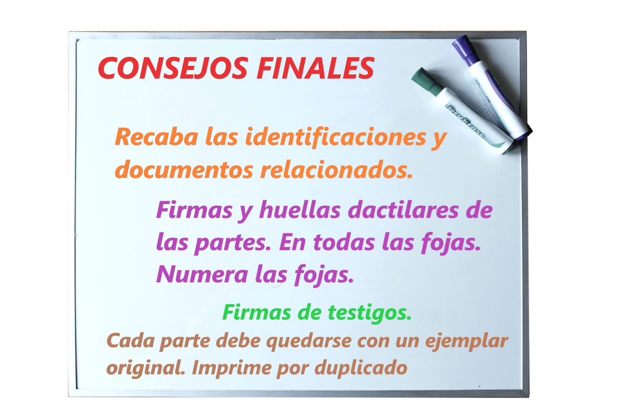 consejos finales