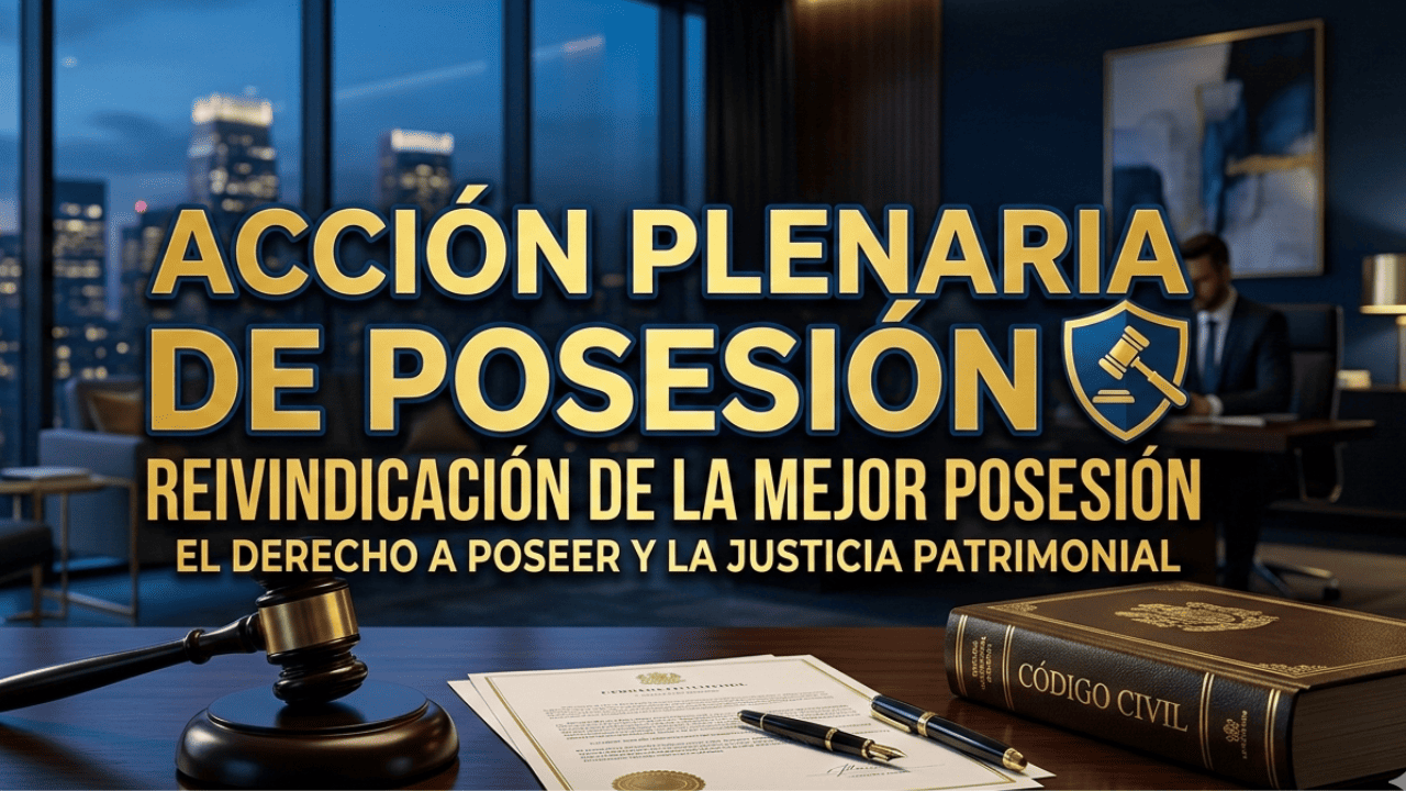 acción plenaria de posesión
