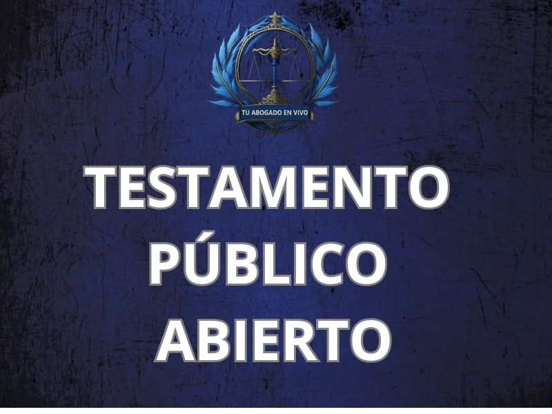 testamento público abierto