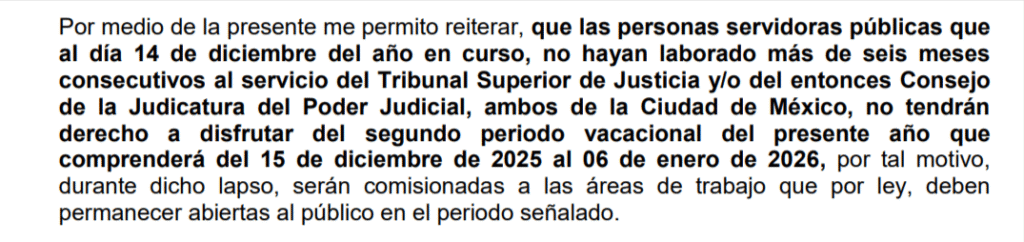 DÍAS INHÁBILES JUZGADOS CDMX 2025. 2 inhabiles cdmx
